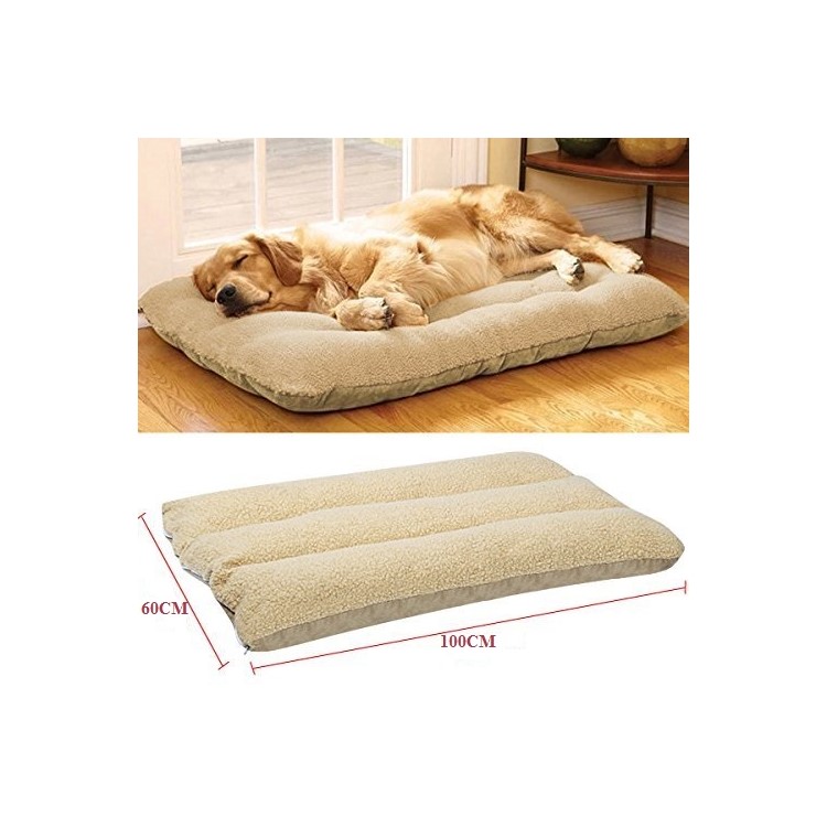 Soft Four Season Pet Bed Berber Fleece Warm Thermal Pet Cat Dog Mat (100*60cm)-6