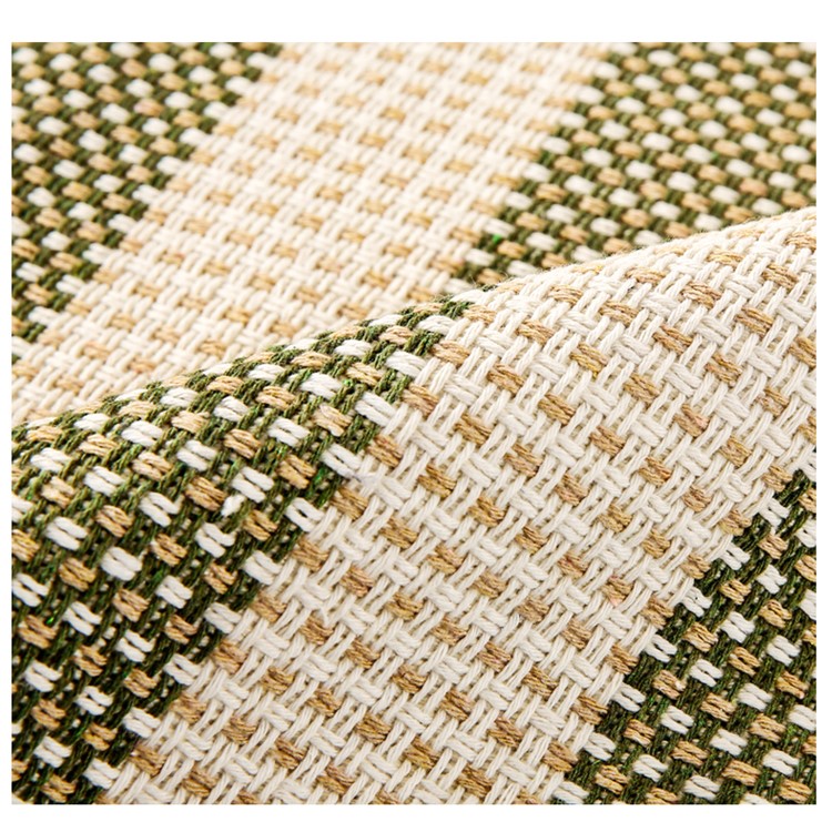 Stripes Pattern Cotton Sofa Cover Slipcover Soft Sofa Towel, Size: 90 x 180cm - Green-6
