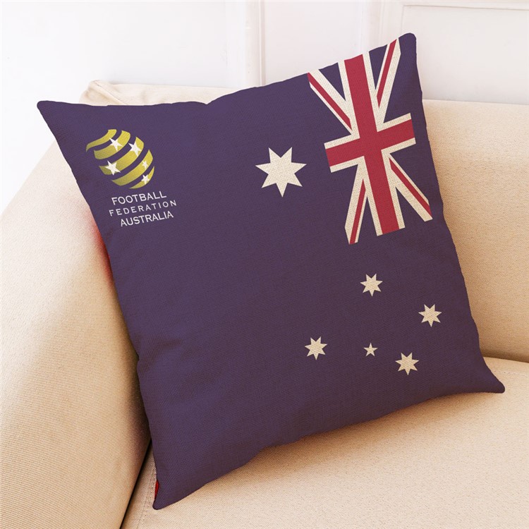 2018 World Cup Cotton Throw Pillow Case Pillow Cover Cushion Cover