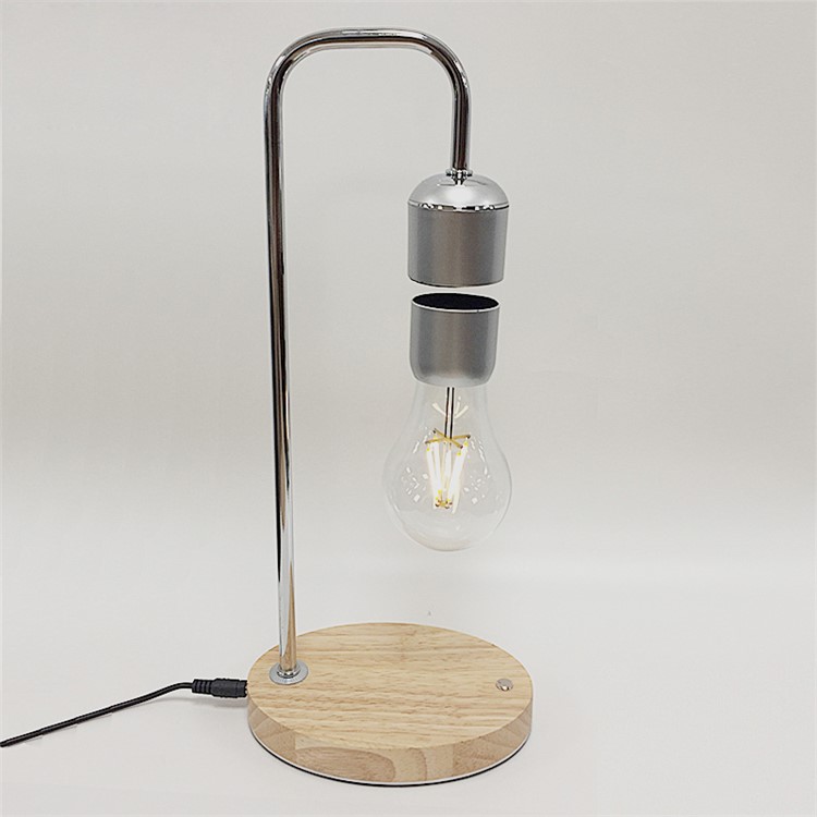 Magnetic Levitating Floating Bulb Desk Lamp Room Decor Night Light - EU Plug-5