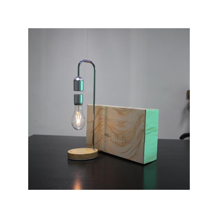 Magnetic Levitating Floating Bulb Desk Lamp Room Decor Night Light - EU Plug-7