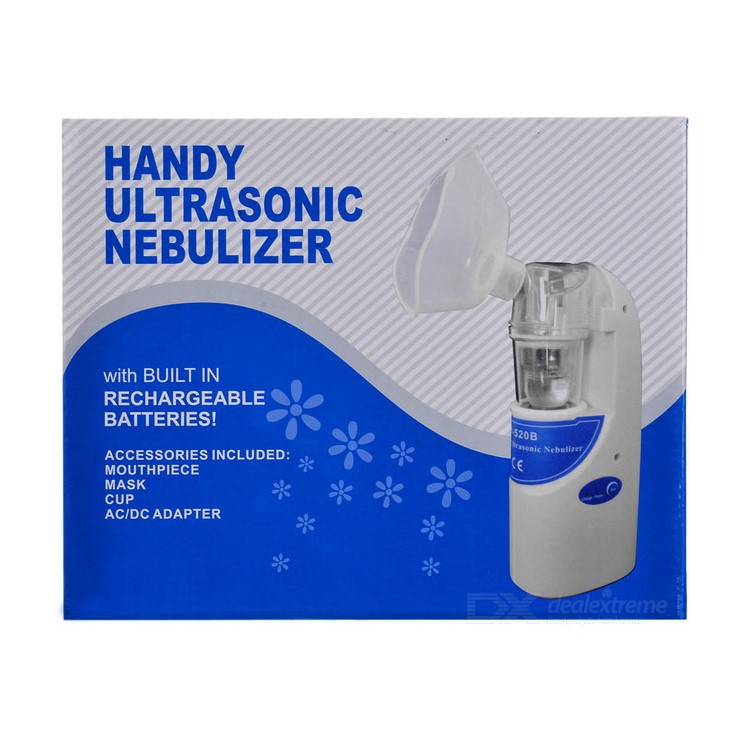 Handy Ultrasonic Nebulizer Built-in Rechargeable Battery Ultra Low Noise Mini Inhaler - US Plug-9