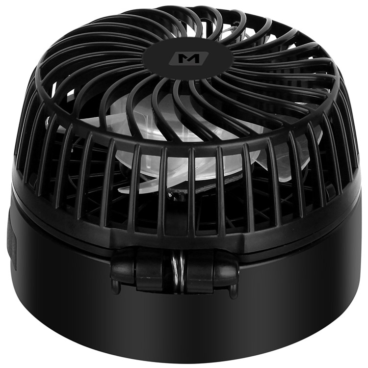MOMAX iFan 2 Portable Mirror Handheld Rechargeable 180 Degree Rotary Fan - Black-4