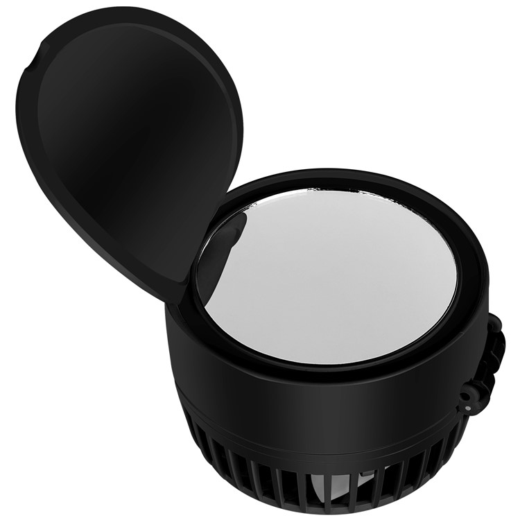 MOMAX iFan 2 Portable Mirror Handheld Rechargeable 180 Degree Rotary Fan - Black-5