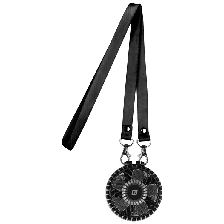 MOMAX iFan 2 Portable Mirror Handheld Rechargeable 180 Degree Rotary Fan - Black-7
