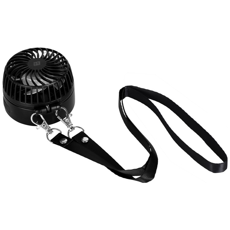MOMAX iFan 2 Portable Mirror Handheld Rechargeable 180 Degree Rotary Fan - Black-8