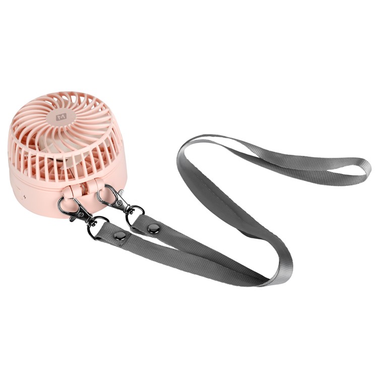 MOMAX iFan 2 Handheld Rechargeable 180 Degree Rotary Fan with Mirror - Pink-8