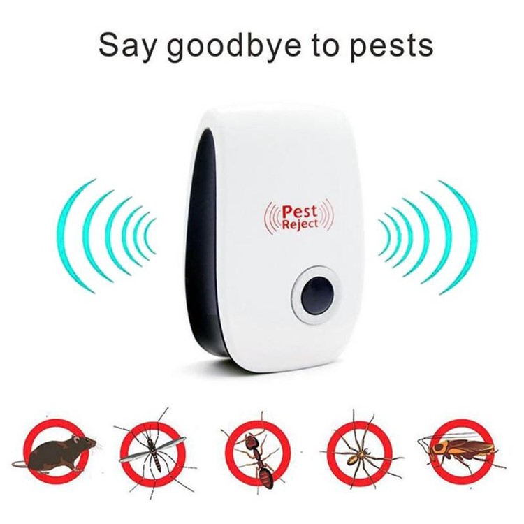 Household Ultrasonic Mosquito Pest Repellent Plug-in Pest Repeller - EU Plug-2