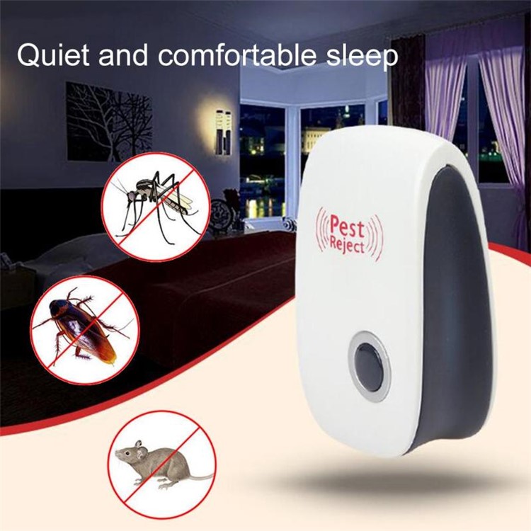 Household Ultrasonic Mosquito Pest Repellent Plug-in Pest Repeller - EU Plug-7