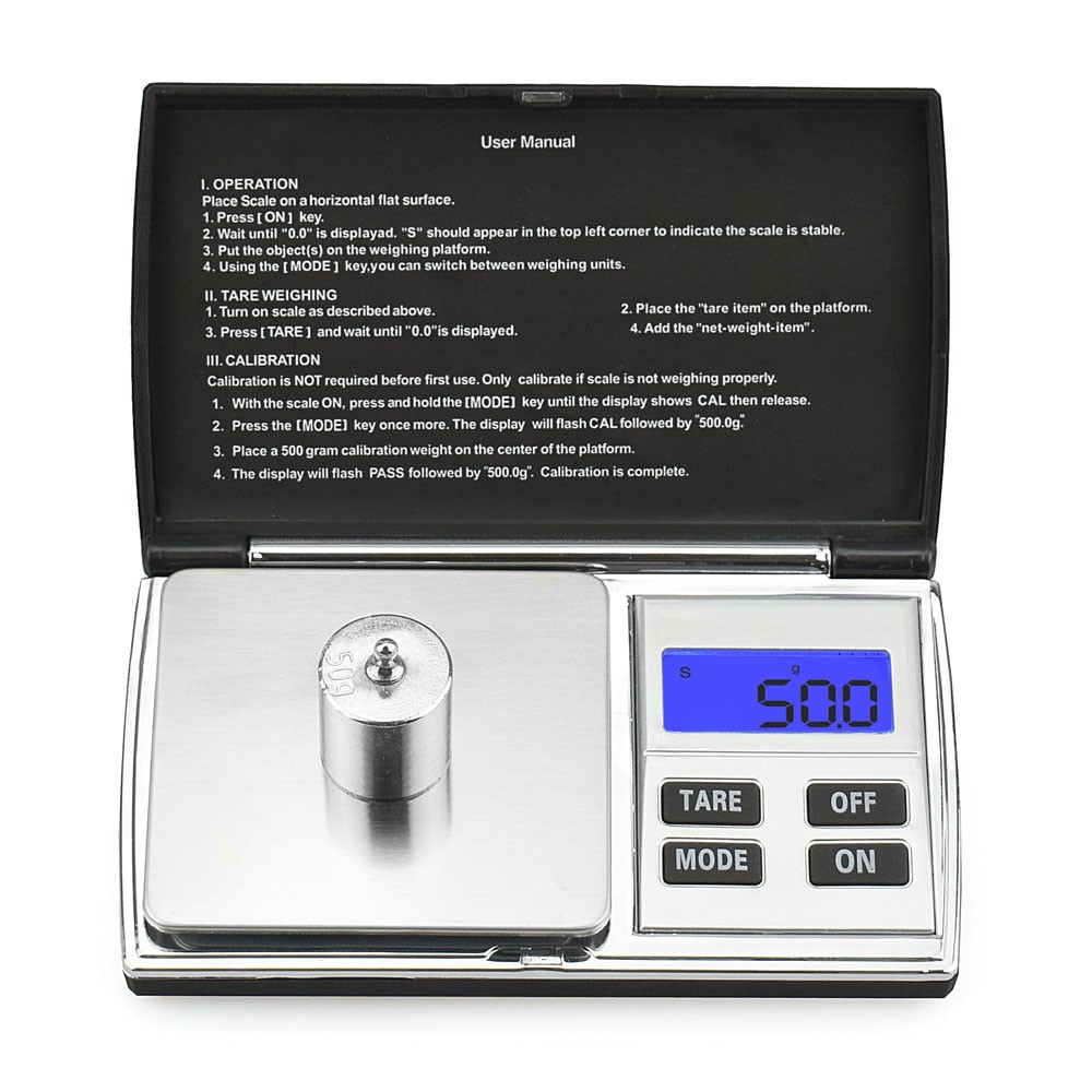 500g x 0.01g Stainless Steel Precision Digital Scale-2