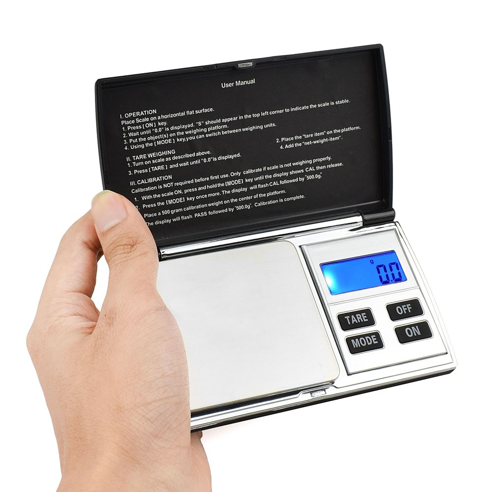 500g x 0.01g Stainless Steel Precision Digital Scale-3