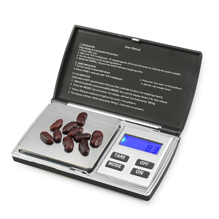 100g/0.01g Stainless Steel High Precision Digital LCD Display Scale-1