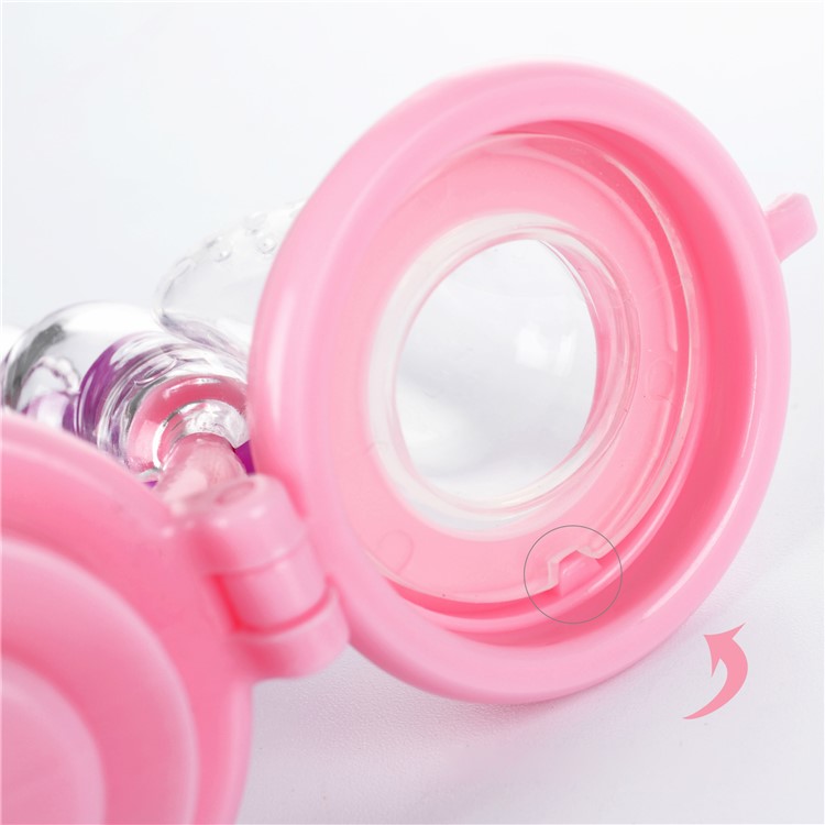 Baby Infant Pacifier Feeding Nipple Silicone Soft Feed Tool Fruit Juice Bite Bag - Purple / Size: S-3