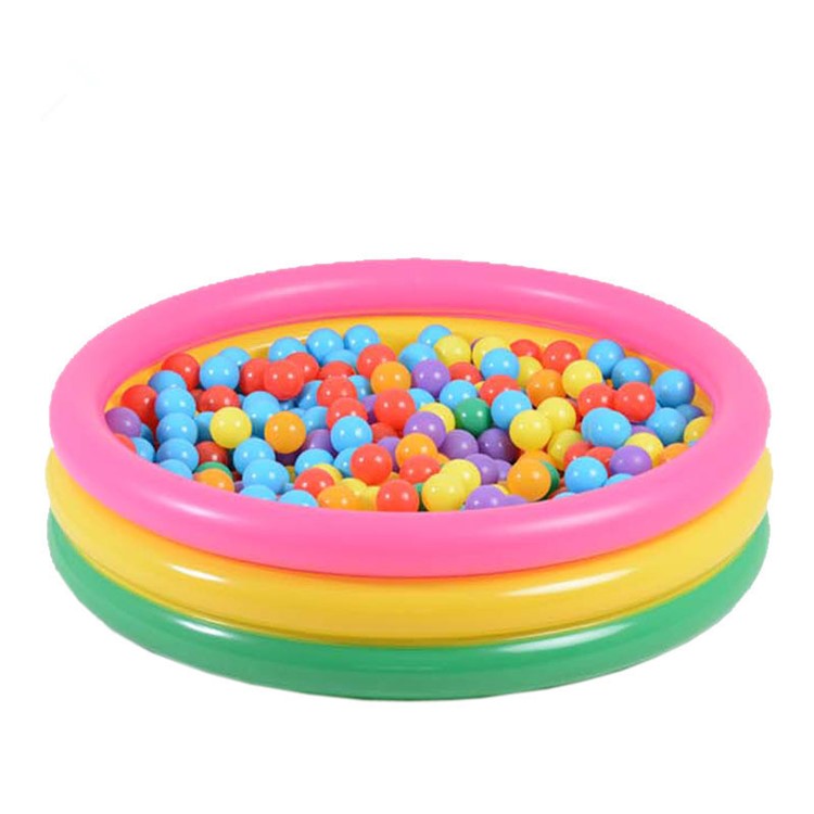 Portable Tri-ring Children Inflatable Swimming Pool Bathtub Water Play Toy-2