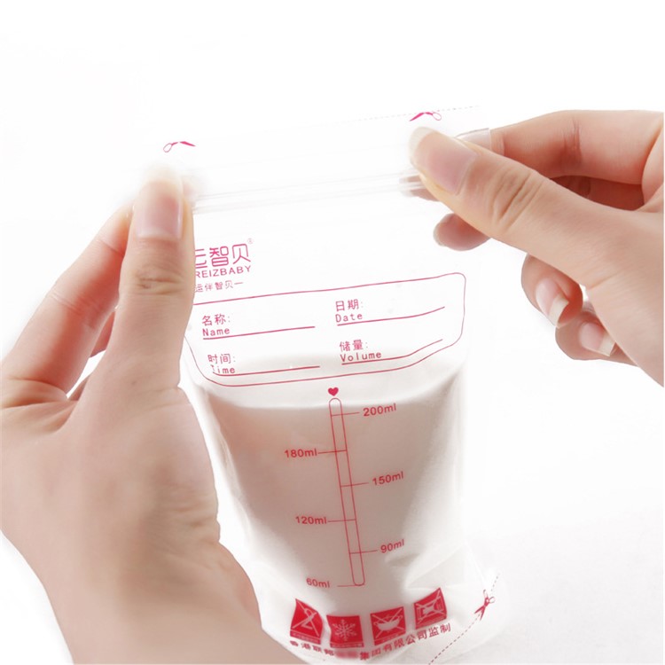 30Pcs/Set 200ml Breast Milk Storage Bag Safe Breast Milk Preservation Bag-2