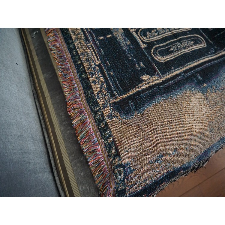 Double-sided Sofa Towel Warm Blanket 130 x 160cm - Boston and Maine Railroad-6