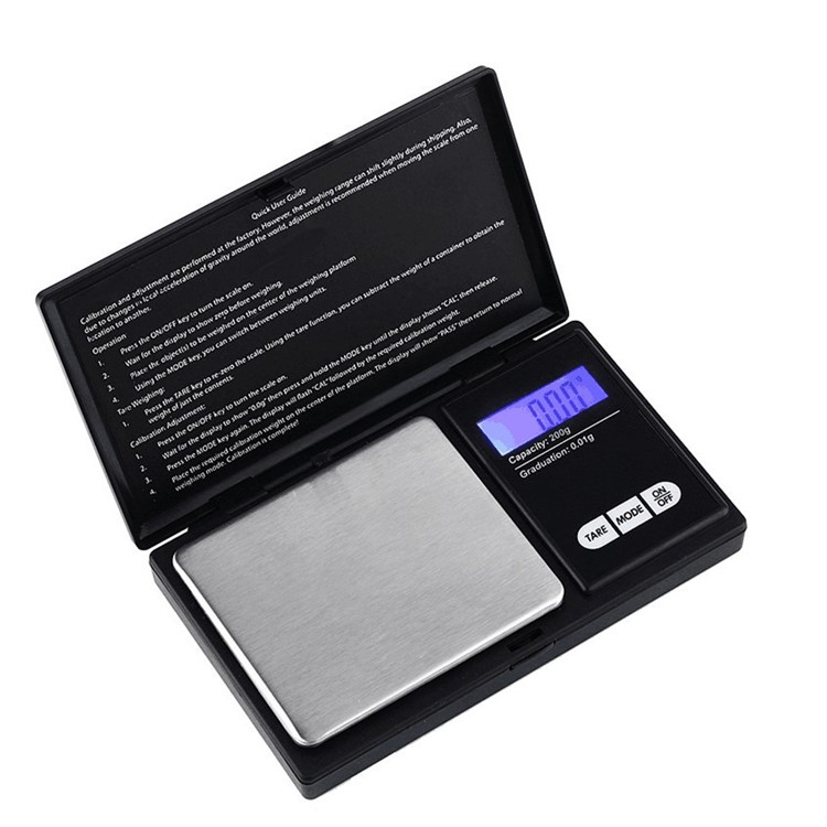 1000g/0.1g Stainless Steel High Precision Digital LCD Display Jewelry Scale Kitchen Food Weighing Scale-4