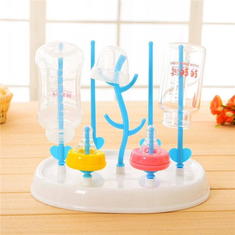 Tree Shape Baby Bottle Drying Rack Detachable Milk Bottles Dryer Drainer Storage Rack-1