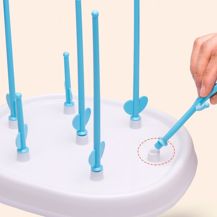 Tree Shape Baby Bottle Drying Rack Detachable Milk Bottles Dryer Drainer Storage Rack-10