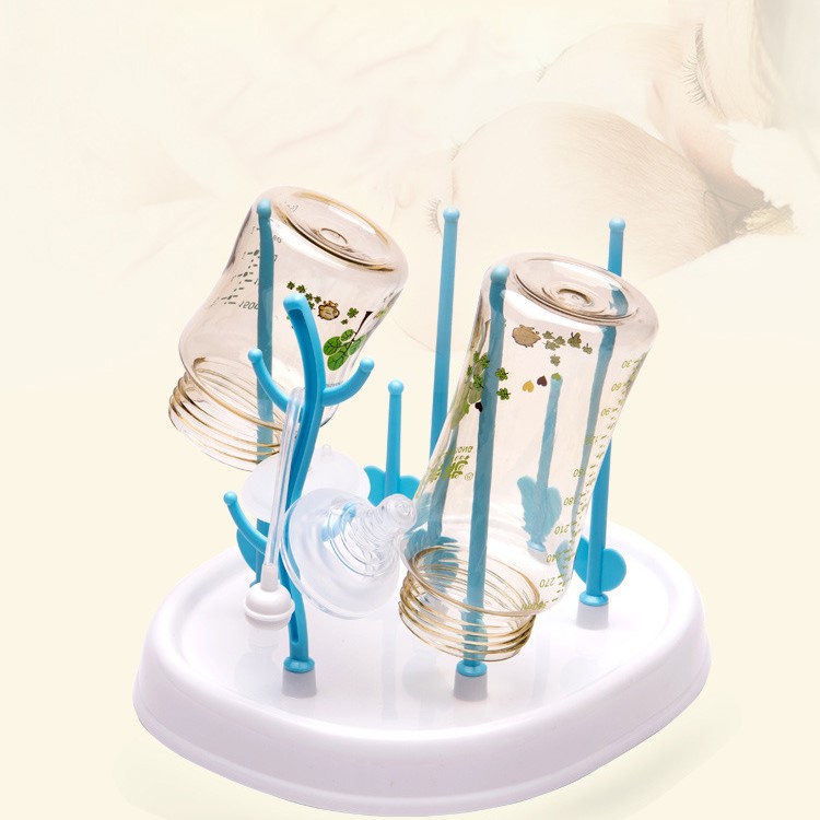 Tree Shape Baby Bottle Drying Rack Detachable Milk Bottles Dryer Drainer Storage Rack-7