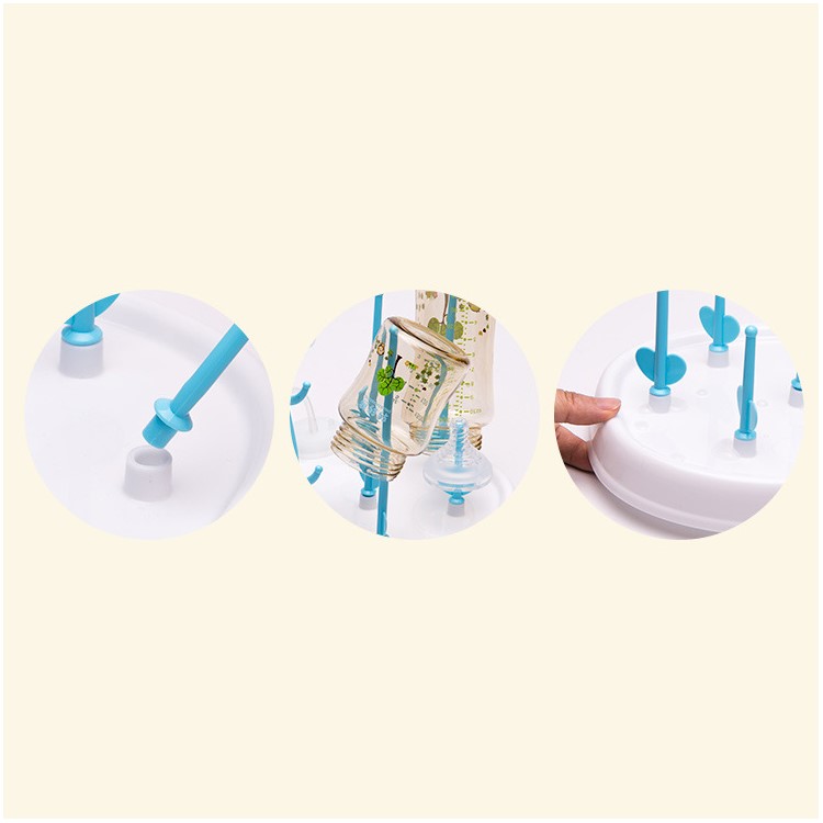 Tree Shape Baby Bottle Drying Rack Detachable Milk Bottles Dryer Drainer Storage Rack-9