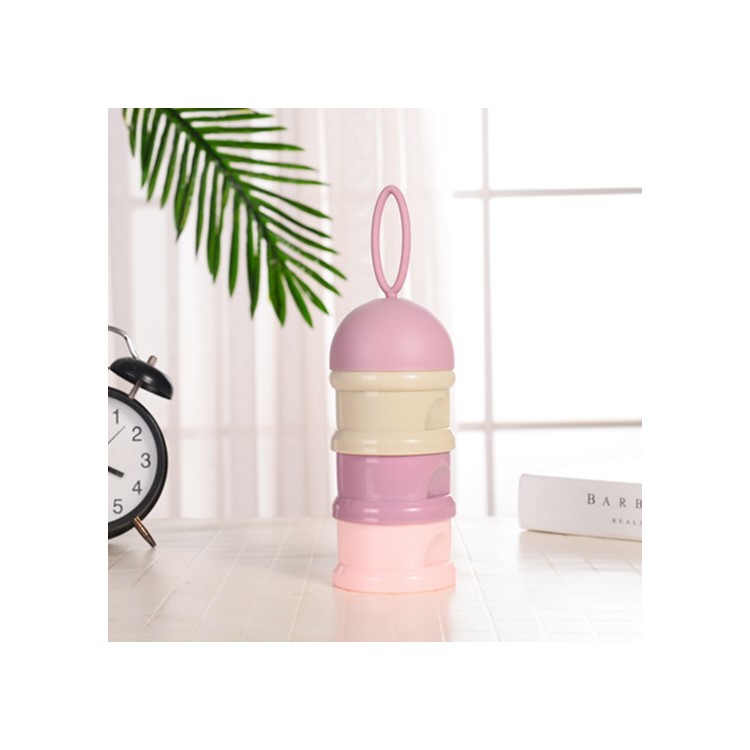 3 Layers Baby Milk Powder Dispenser Container Storage Formula Feeding Box - Style A-2