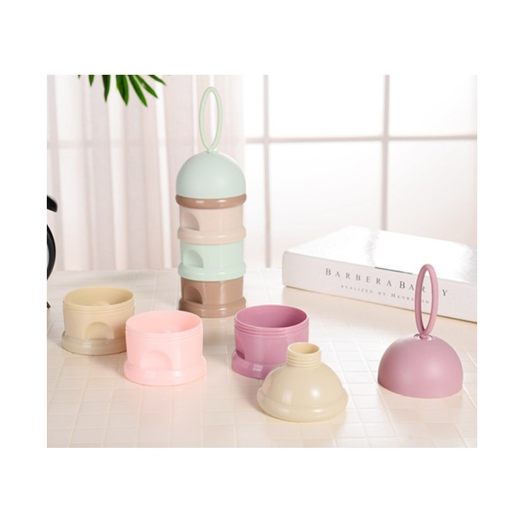 3 Layers Baby Milk Powder Dispenser Container Storage Formula Feeding Box - Style A-3