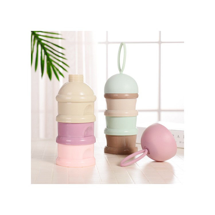 3 Layers Baby Milk Powder Dispenser Container Storage Formula Feeding Box - Style A-4