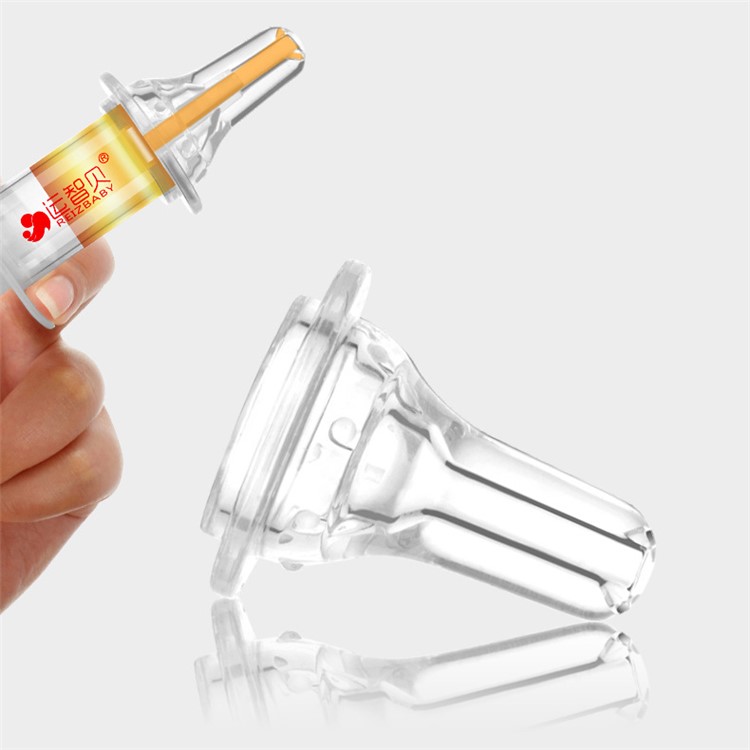 Nipple Type Baby Silicone Medicine Dispenser Feeding Device Pacifier Needle Feeder-7