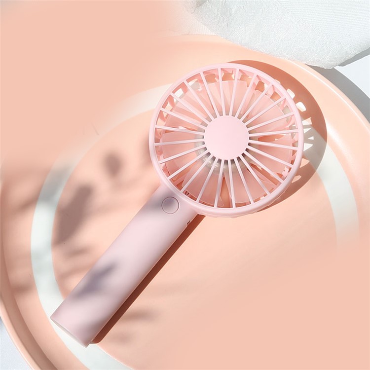 USAMS US-ZB041 Mini Portable Fan 3 Wind Speeds Adjustment Low Noise - Pink-2