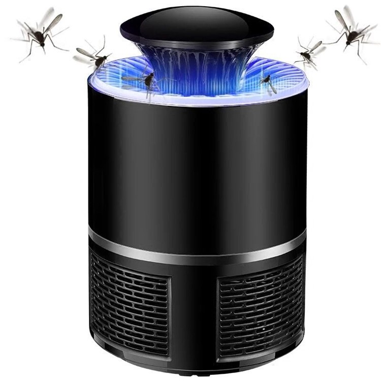 Electric Fly Bug Zapper Mosquito Insect Pest Killer LED Light Trap Lamp - Black-2
