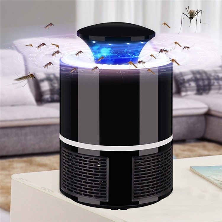 Electric Fly Bug Zapper Mosquito Insect Pest Killer LED Light Trap Lamp - Black-4