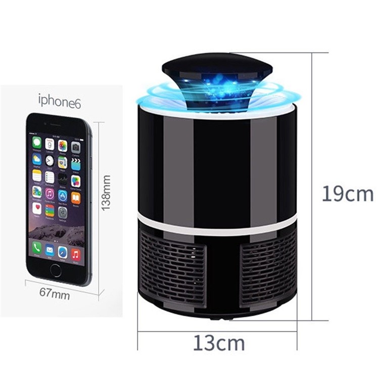 Electric Fly Bug Zapper Mosquito Insect Pest Killer LED Light Trap Lamp - Black-5