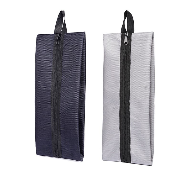 Large Capacity Oxford Fabric Shoes Clothes Cosmetic Storage Pouch Bag for Travel - White-2