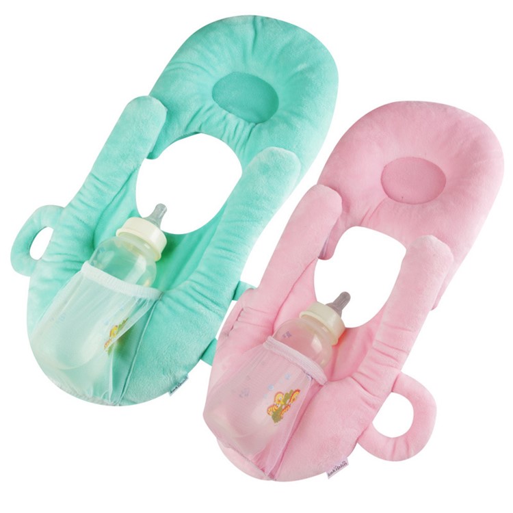 Multifunctional Baby Pillows Anti-spit Milk Pillow - Pink-3