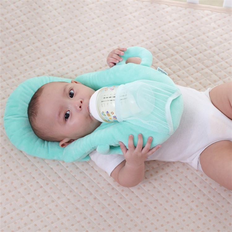 Neck Protect Breastfeeding Cushion Infant Feeding Pillow Baby Bedding - Green-7