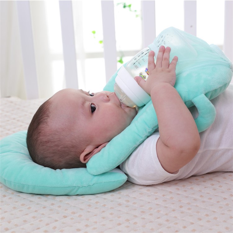 Neck Protect Breastfeeding Cushion Infant Feeding Pillow Baby Bedding - Green-8