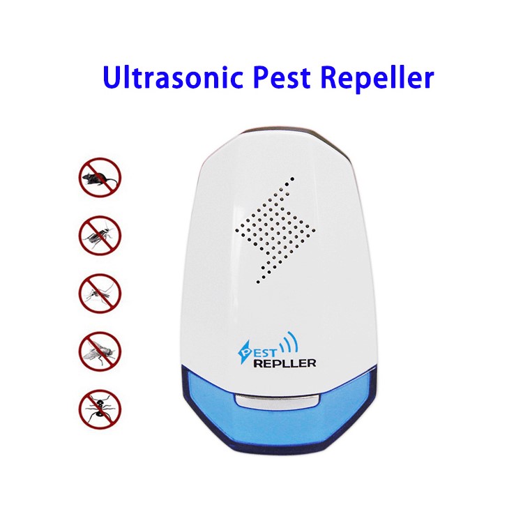 2Pcs/Set Home Ultrasonic Mosquito Pest Repellent Plug-in Pest Repeller - US Plug-2