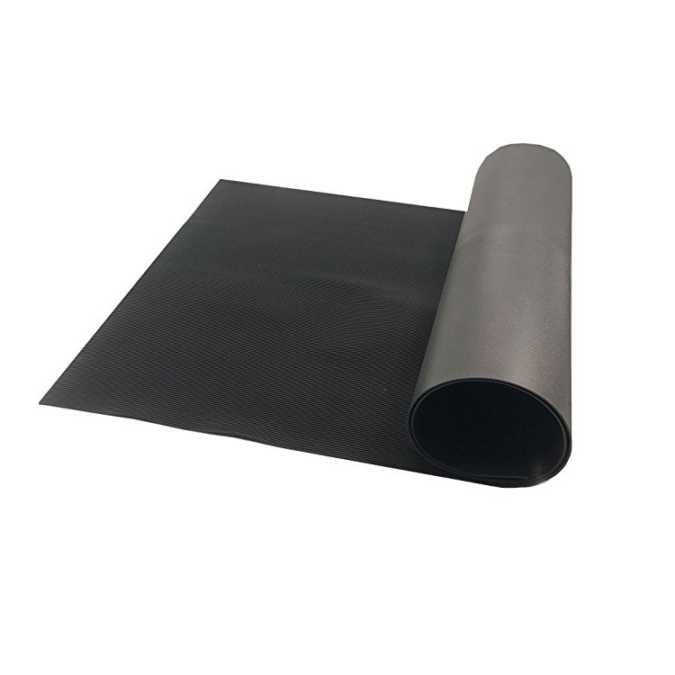 Grid Pattern PVC Non-adhesive Grip Liner Shelf Liner Anti-slip Mat Drawer Liner Bathroom Kitchen Waterproof Floor Mat - Black-2