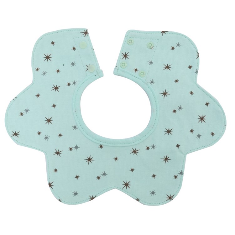 Stylish Design Baby Girl Drool Bibs Pure Cotton Super Absorbent Baby Bibs - Style L-1