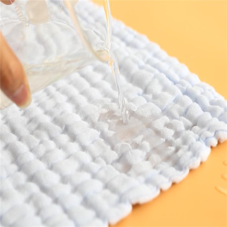 6-layer Cotton Soft Bath Towel Newborn Kid Baby Feeding Saliva Towel - Mango Pattern-5