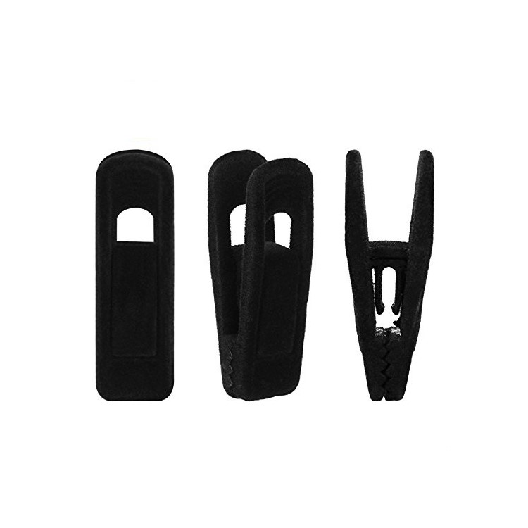 24PCS/Pack Velvet Surface Anti-slip Clothes Clips-7