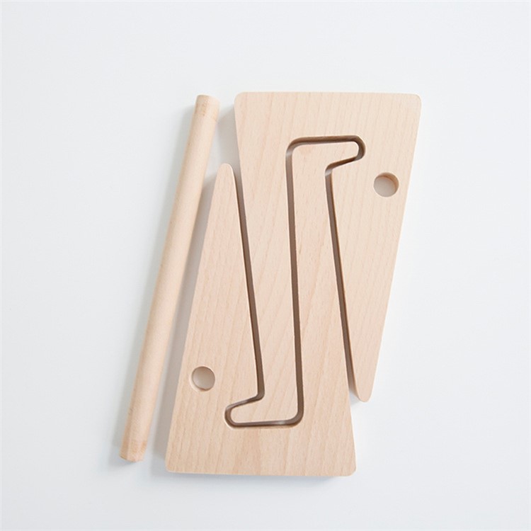 Creative Handicrafts Durable Solid Wood Laptop Stand Desktop Mount - Size: Small-3