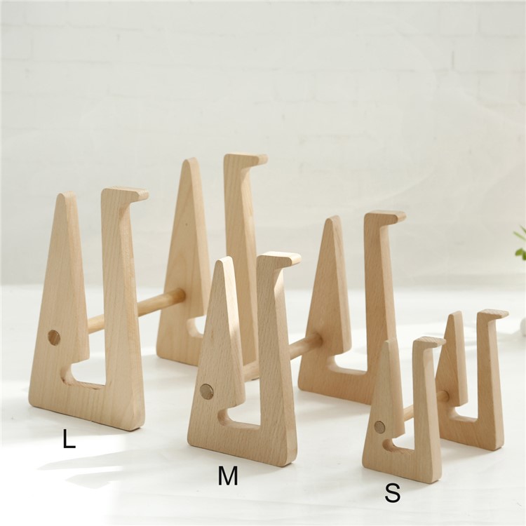 Creative Handicrafts Durable Solid Wood Laptop Stand Desktop Mount - Size: Small-6