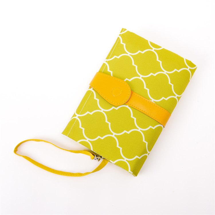 Portable Diaper Changing Pad Waterproof Baby Changing Mat Sheet Foldable Travel Changing Station - Green-1