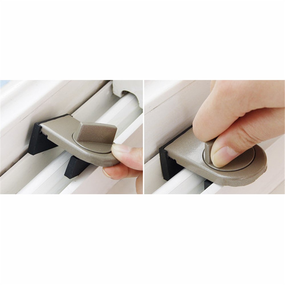 Sliding Sash Stopper Lock Anti-Theft Windows Porta Scorrevole Baby Kids Bambino Porte Di Sicurezza Per Bambini