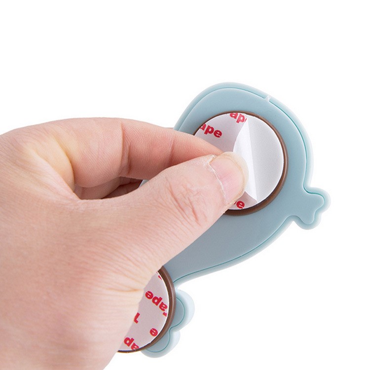 Cute Fish Shaped Multi-function Drawer Door Cabinet Cupboard Child Anti-pinch Safety Lock Security Protective Buckle - Blue-8