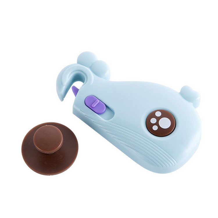 Cute Fish Shaped Multi-function Drawer Door Cabinet Cupboard Child Anti-pinch Safety Lock Security Protective Buckle - Blue-9