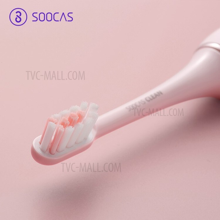 XIAOMI YOUPIN SOOCAS CLEAN BH01 2PCS Electric Toothbrush Head Replacement Part for SOOCAS X3 / Soocas X3 Electric Toothbrush - Pink-2