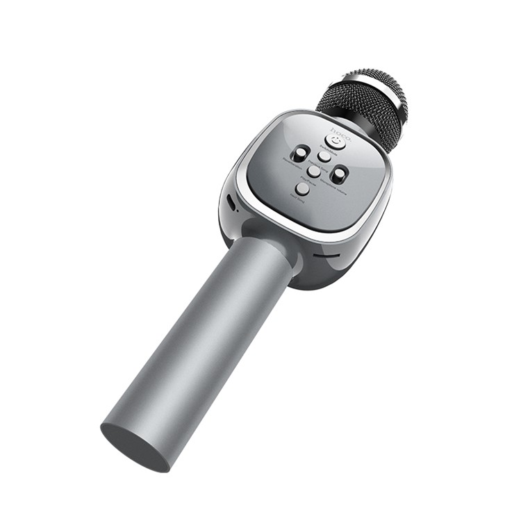 HOCO BK4 Soul Sound KTV Handheld Singing Microphone - Grey-2